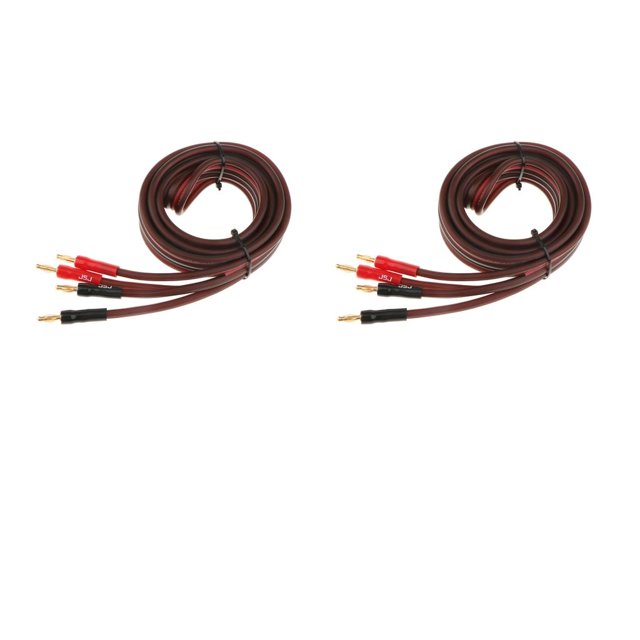 Cable De Bocina de sonido Con Chapado En , Resistente A La Corrosión, 6 Pies (), Pa perfke Cable de audio para altavoz