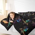 thumbnail image 4 of jejeloiu Cute Dragon Queen Comforter Set,Magic Animal Bedding Comforter Set For Boys Teens Reversible 3 Pieces, 4 of 8