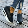 thumbnail image 5 of Mostsola Walking Shoes Women Loafers Platform Sneakers Fashion Pattern Wedges Heels for Women, 5 of 9