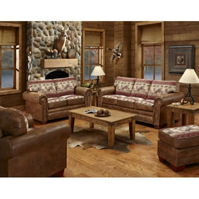 Cambridge Camo 3 Piece Living Set Sofa Loveseat Recliner