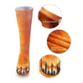thumbnail image 6 of Gustave 5 Pairs Unisex Funny Animal Paw Socks 3D Printed Novelty Crew Socks Cat Dog Tiger Zebra Animal Feet Socks for Women Men, 6 of 8
