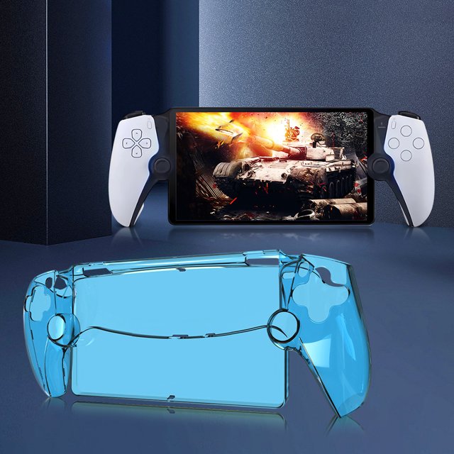 Protector de pantalla de funda protectora de PC anticaída con bolsa de transporte 4 en 1 para Portal PS5