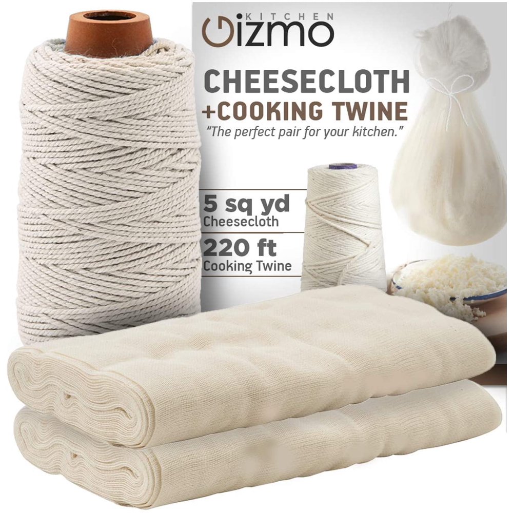 Cheesecloth and Cooking Twine by Kitchen Gizmo, Grade 50 100