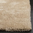 thumbnail image 6 of SAFAVIEH Joella Solid Plush Polyester Shag Area Rug, Beige, 3' x 5', 6 of 8