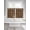 Brown, variant on Brown Wood Grain 2 Panel Kitchen Curtains for Small Windows, Retro Farmhouse Wooden Plank Bathroom Tier Curtain, Short Window Treatment for Bedroom/Living Room 55"x24"