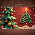 thumbnail image 4 of Festive Decoration Merry Christmas Tree Decorative Happy Holiday for Indoor Decoration Winter Celebration Family Gathering, 4 of 9