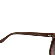 Quay Australia Level Up Square Sunglasses Chocolate Gradient Brown 51MM