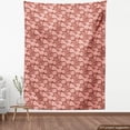 thumbnail image 4 of Ambesonne Terracotta Fabric by the Yard Upholstery, Marble Like Stone Print, 1 Yard, Rust Blush and Coral, 4 of 5