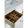 thumbnail image 4 of James Martin Furniture 527-V60D-SL-4DSC Palisades 60 in. Double Vanity with 4 cm Santa Cecilia Granite Top, Silver Gray, 4 of 6