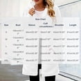 thumbnail image 4 of Lcziwo Warm Fleece Coats for Women Zip Up Cuffed Long Sleeve Hooded Jackets Fuzzy Cozy Winter Loose Long Outerwear with Pockets White,XXL, 4 of 9