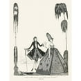 thumbnail image 2 of Harry Clarke 19x24 Gold Ornate Framed and Double Matted Museum Art Print Titled - What, is Not the Key of My Closet Among the Rest (1922), 2 of 4