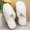 White, variant on Womens Ladies Pearl Decor Twisted Band Open Toe House Mules Cozy Warm Lined Round Toe Indoor Winter Comfort Shoes Zapatillas de Casa Mujer