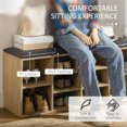 thumbnail image 4 of Multi-Function Shoes Bench Shoes Bench Ample Storage Height Adjustable, 4 of 10