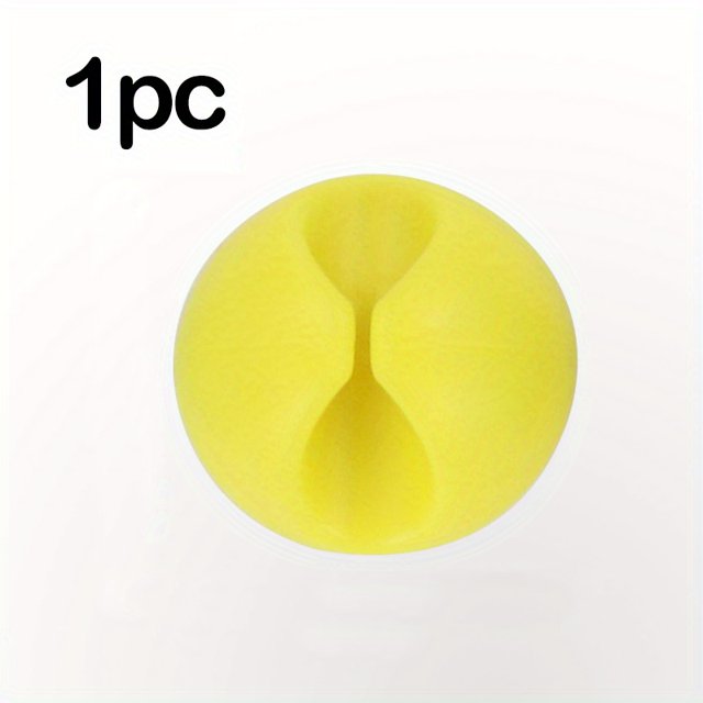 1/2/3/5/10/20 Pcs Silicone Cable Organizer, Data Cable Storage And Finishing Buckle,