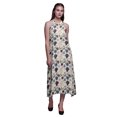 thumbnail image 1 of Bimba Robe de Plage Longue Dos Nu à Col Licou Imprimée Florale pour Femmes - Medium, 1 of 6
