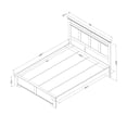 thumbnail image 4 of South Shore Versa Contemporary Bed and Headboard Set, Queen, Gray Maple, 4 of 9