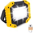 thumbnail image 1 of Reflector LED recargable para sitio de construcción de 30W con 3 modos USB impermeable Vevor, 1 of 5