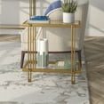 thumbnail image 6 of Evelyn&Zoe,ez 24" Wide Rectangular Side Table, Brass, 6 of 8