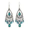 thumbnail image 7 of Jewelry VerPetridure Creative Bohemian Vintage Carved Water Drop Tassel Earrings, 7 of 7