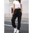 thumbnail image 6 of Women'S High Waisted Sweatpants Workout Active Joggers Pants Baggy Lounge Bottoms, 6 of 9