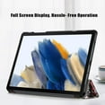 thumbnail image 2 of KOMI Slim case for Galaxy Tab A9+ A9 Plus（2023 Model: SM-X210/X215/X216） Smart flip Leather case 3-fold Stand Function Hard PC Back Cover, 2 of 5