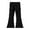 Black, variant on Cozy Girls Wide Leg Bottoms for Everyday Casual Wear and Comfort Fabric Fall Season Pants Coffee 5-6 Years