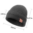 thumbnail image 5 of Canddidliike Winter Thick Beanie Hats for Womens and Men, Soft Skull Cap Slouchy Hat Chunky Cap Knit Hats, Gray, 5 of 6