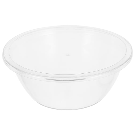 WEUVEB Transparent PET Kneading Bowls with Lids, 1 Set for Food Prep and Family Use, Mixing Bowls