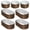 Brown, variant on SnugNiture 7-Pack 2x2x1 ft & 4x2x1 ft Galvanized Steel Raised Garden Bed, Outdoor Metal Planter Box for Vegetables and Flowers,White