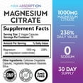 Magnesium Supplement 1000mg Extra Strength Magnesium Complex for