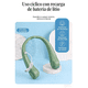 thumbnail image 5 of Ventilador de Cuello, Ventilador Portátil con 2 Velocidades de Viento, Ventilador de cuello colgante Ventilador Ideal para Hogar,Oficina,Fitness,Se Puede Utilizar en Interiores y Exteriores, 5 of 7