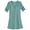 Green, variant on Koadzawe Women's Satin Nightgown V-Neck Sleepwear Short Sleeve Sleep Dress with Elegant Embroidery Lace Trim Soft Silk Feel Loungewear Comfortable Nightshirt Beige L