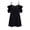 A Black, variant on Mini Dresses for Women Spaghetti Strap Off Shoulder Short Sleeve Flowy Summer Vacation Casual Wedding Guest Dress S-2XL