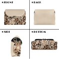 thumbnail image 7 of TSOVTHRID Watercolor Floral Butterfly Print Leather Women's Crossbody Handbags with Chain Strap Waterproof Cross Body Purses Lightweight Crossbody Bags for Women Casual, 7 of 7