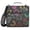 Chalk Paint Graphs, variant on 3 Ring Zipper Binder with Shoulder Strap Waterproof Trapper Keeper 2 Inch D-Ring 500 Sheets Capacity Flowers with Leaves
