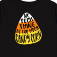 thumbnail image 4 of Inktastic Halloween No Such Thing As Too Much Candy Corn Boys or Girls Long Sleeve Toddler T-Shirt, 4 of 5