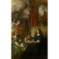 thumbnail image 2 of Govert Flinck 16x24 Gold Ornate Framed and Double Matted Museum Art Print Titled - Allegory on the Memory of Stadholder Frederik Hendrik (1584-1647), with a Portrait of His Widow, Amalia of, 2 of 4