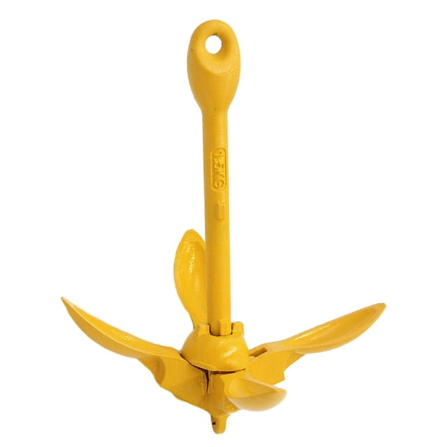 koolsoo Folding Grapnel Anchor Kayak Boat Carbon Steel Paddle Board Fishing Sailboat