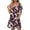 Purple#2, variant on GaThRRgYP Summer Short Sleeve Dress,Women's Fashion Summer Print Short-sleeved V-neck Casual Dress Gold S