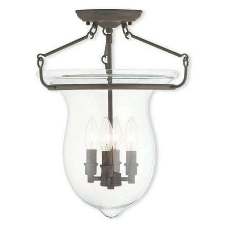 Canterbury Ceiling Light - Livex Lighting Canterbury 4 Light Ceiling Mount