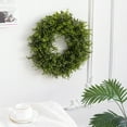 thumbnail image 4 of DAMAI 18” Wreaths for Front Door,UV Resistant Artificial Spring and Summer Eucalyptus Wreath,Green Door Wreath for Porch Living Room Bedroom Window Wall Indoor Outdoor Farmhouse Home Decoration, 4 of 6