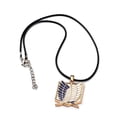 thumbnail image 2 of Collier Personnage d'Anime Attack on Titan Collier Pendentif Logo du Corps d'Enquête, 2 of 7