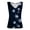 Navy, variant on Spring Tops for Women Tank Tops for Women's Summer Fashion V-neck T-Shirt Casual Sleeveless Printing Tank Vest Tops