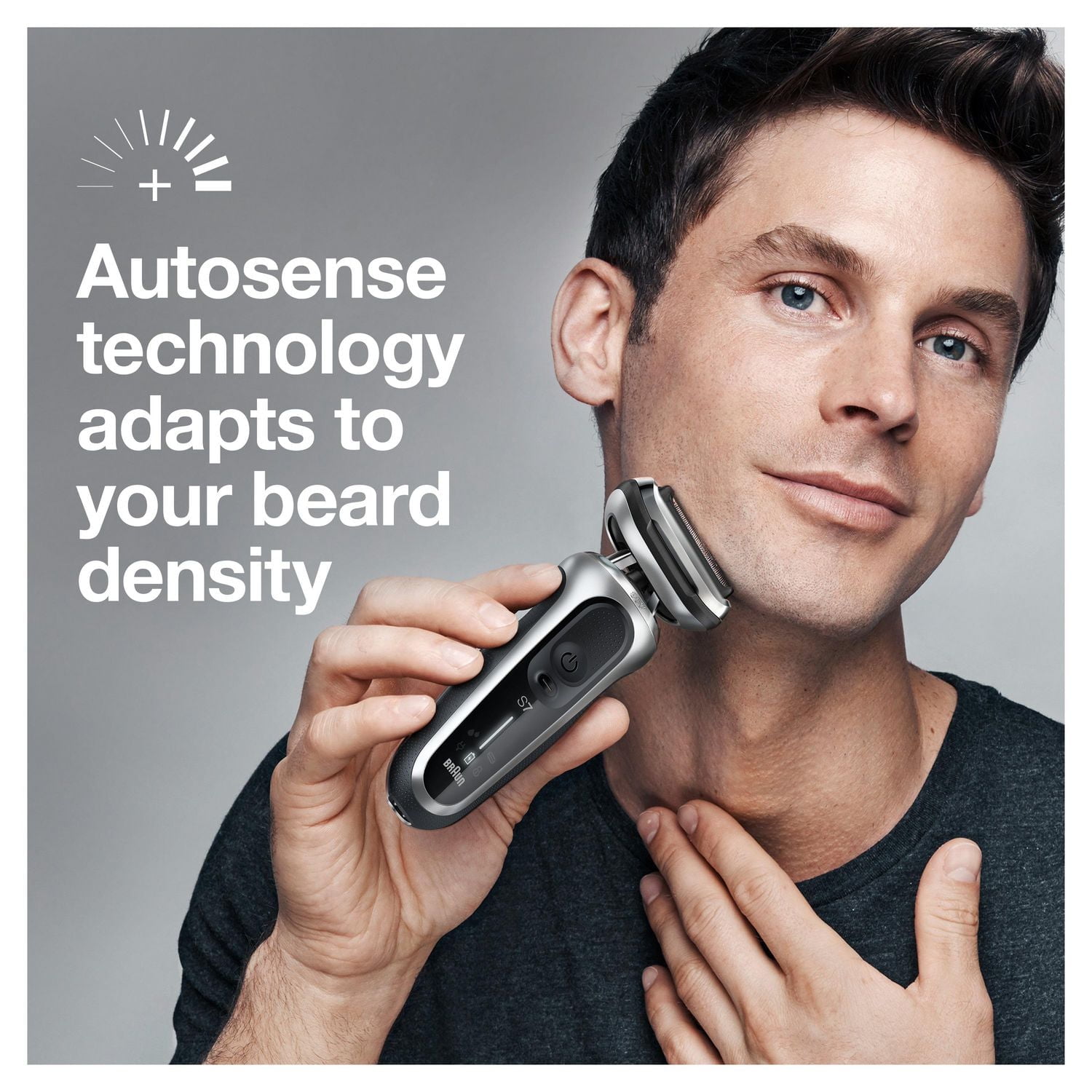 Braun Series 7 7020s Rasoir Électrique pour Hommes avec Tondeuse de Précision, Humide & Sèche, Rechargeable, Rasoir à Grille Sans Fil, Argent