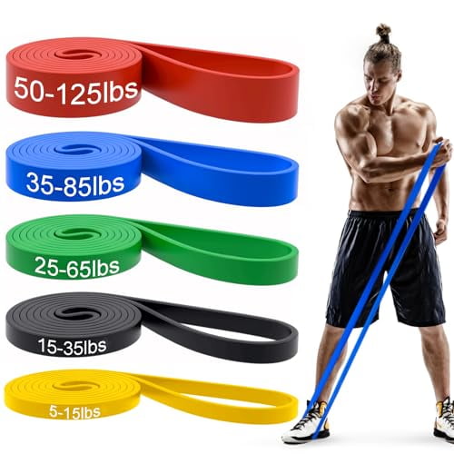 Pull Up Bands,Resistance Bands,Pull Up Assistance Bands Set for Men & Women,Exercise Workout Bands for Working Out,Body Stretching,Physical Therapy,Muscle Training