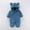 Blue, variant on HAJDS Jumpsuit Kids Fall Winter Thickened Long Sleeve Romper-12M Warm Outerwear Kids Rompers for Daily Use