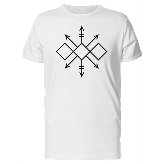 Aztec Pattern Modern Lines T-Shirt Men -Image by Shutterstock, Male x-Large