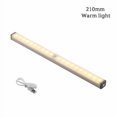 thumbnail image 1 of LED Light Bar Closet Cabinet Wireless LED Light Bar Wall Lighting Human Body Sensor Small Night Lamp, Warm Light, 210mm, 1 of 1
