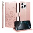 thumbnail image 1 of Funda Cartera GANGXUN con Diseño de Perrito en Relieve para iPhone 16 Pro Max , Protección 360° con Ranuras y Correa Desmontable, 1 of 6