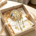 thumbnail image 7 of Clearance! Suncatcher Window Hanging Ornament Floral Hummingbird Acrylic Wind Chime with Crystal Pendant for Home Bedroom Living Room Window Garden Boho Wall Art Decor, 7 of 7